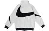 Nike Giacca Boa Reversibile con Grande Swoosh Taglia Asiatica Bianco Nero BQ6546-114