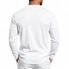 Men S Long Sleeve Henley T Shirt Casual Solid Color