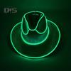 Light Up Cowgirl Hat Wireless Neon Western LED Cowboy Cap Luminous Flashing Light Bar Hat for Halloween Party Supplies