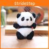Cozy Pp Cotton Filled Panda Plush Backpack Decoration And Keychain In Various Colors
