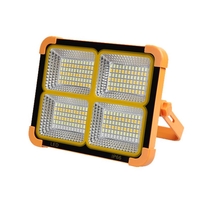 Multifunctional Solar-Powered Outdoor Floodlight and Emergency Charger