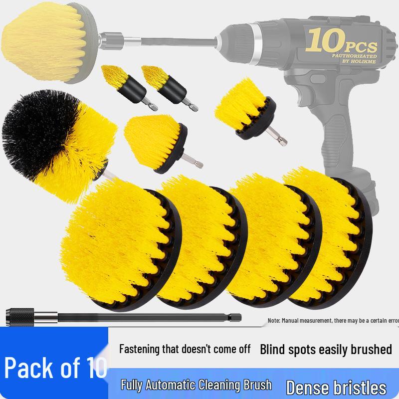 Electric Drill Brush Set for Floor, Car & Home Cleaning