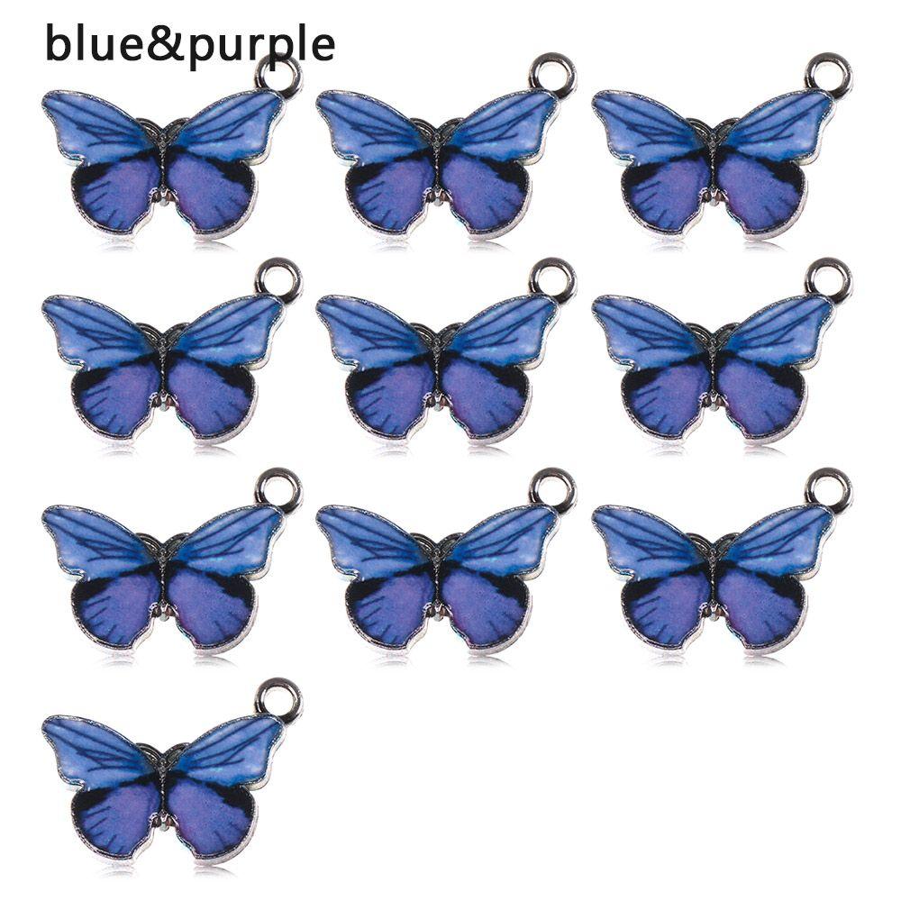 Earrings Crafting DIY Accessories Butterfly Charms Enamel Pendants Cute Animal Jewelry Making