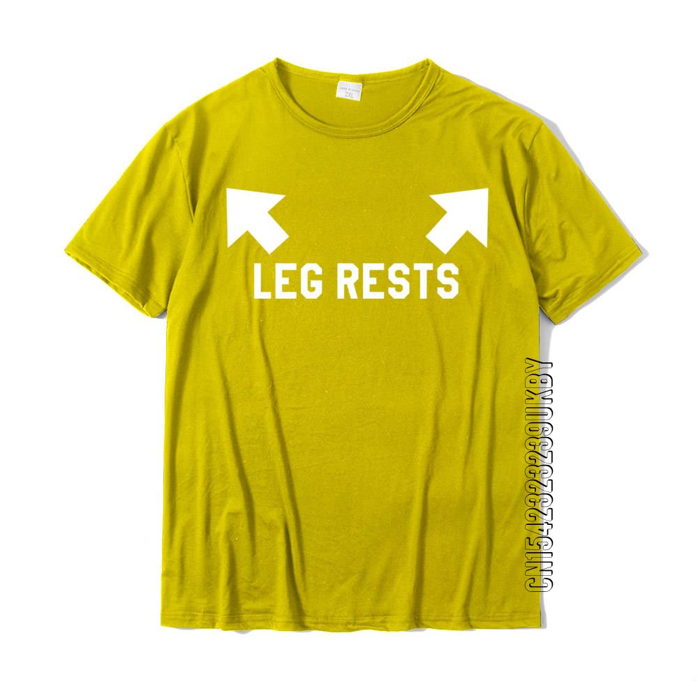 Funny Leg Rests Dad Joke Gift Tshirt Adult Oversized Hip Hop Tops Tees Cotton Tshirts Casual