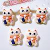 10 Stück Neue Süße Cartoon-Katzen-Serie Flache Rückseite Harz Scrapbooking DIY Schmuck Haarspange Basteldekoration
