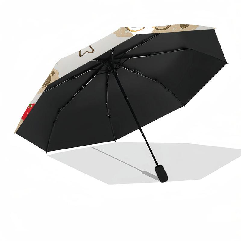 1pc Bear, Apple Automatic Open/Close Umbrella, Formal Events - Ideal Gift for Family or Friends, Outdoor Accessory yy251211154