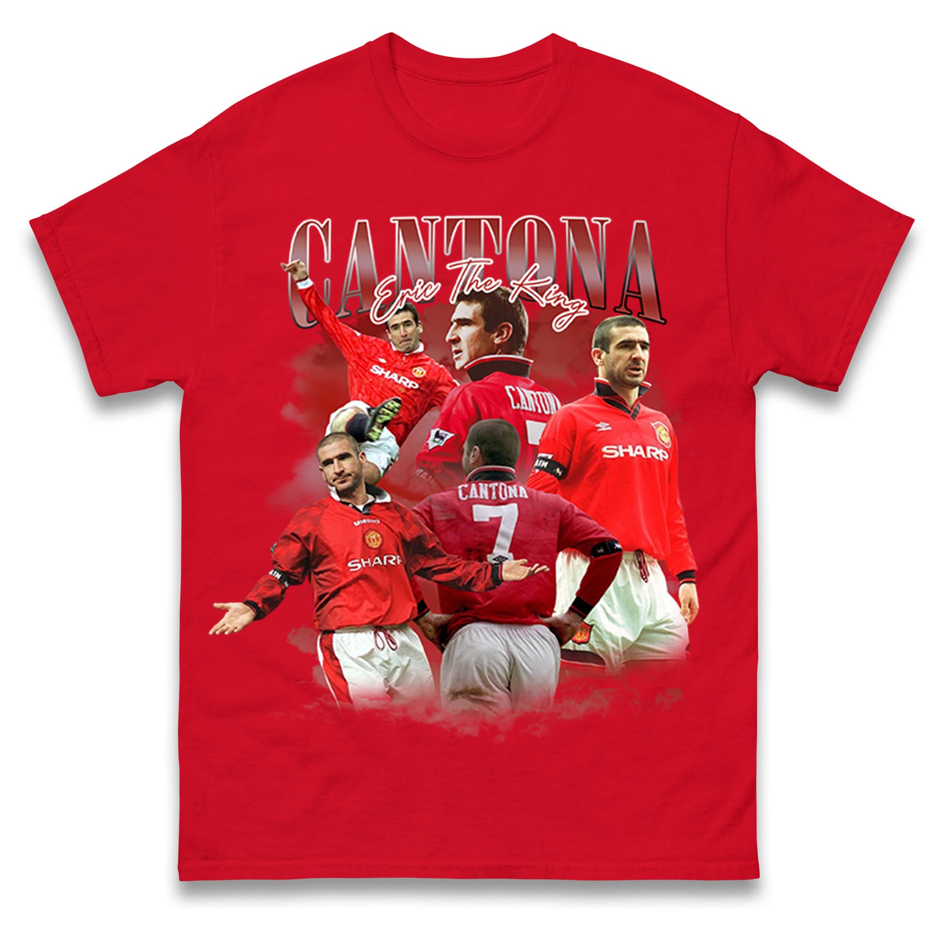 Cantona Eric The King Mens T Shirt Womens Tops Tees M