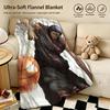 Anime KKuroko No Baskett Throw Warm Soft Flannel Blanket Multiuse for Sofa Bed Camping Travel Nap