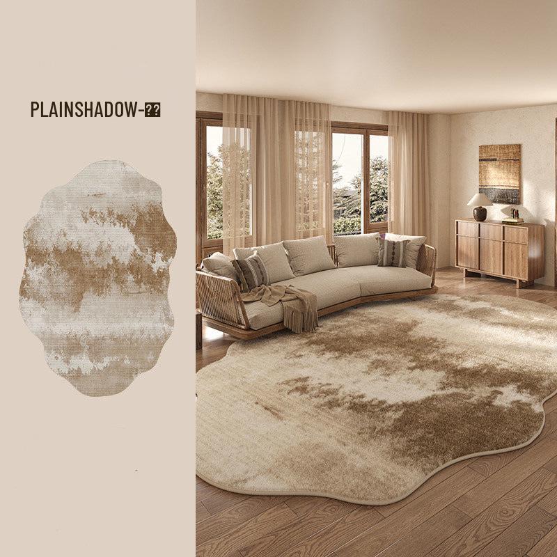 Nordic-Style Thickened Imitation Cashmere Rug: Dirt-Resistant, Easy-Clean, Soft Living Room and Bedroom Mat.