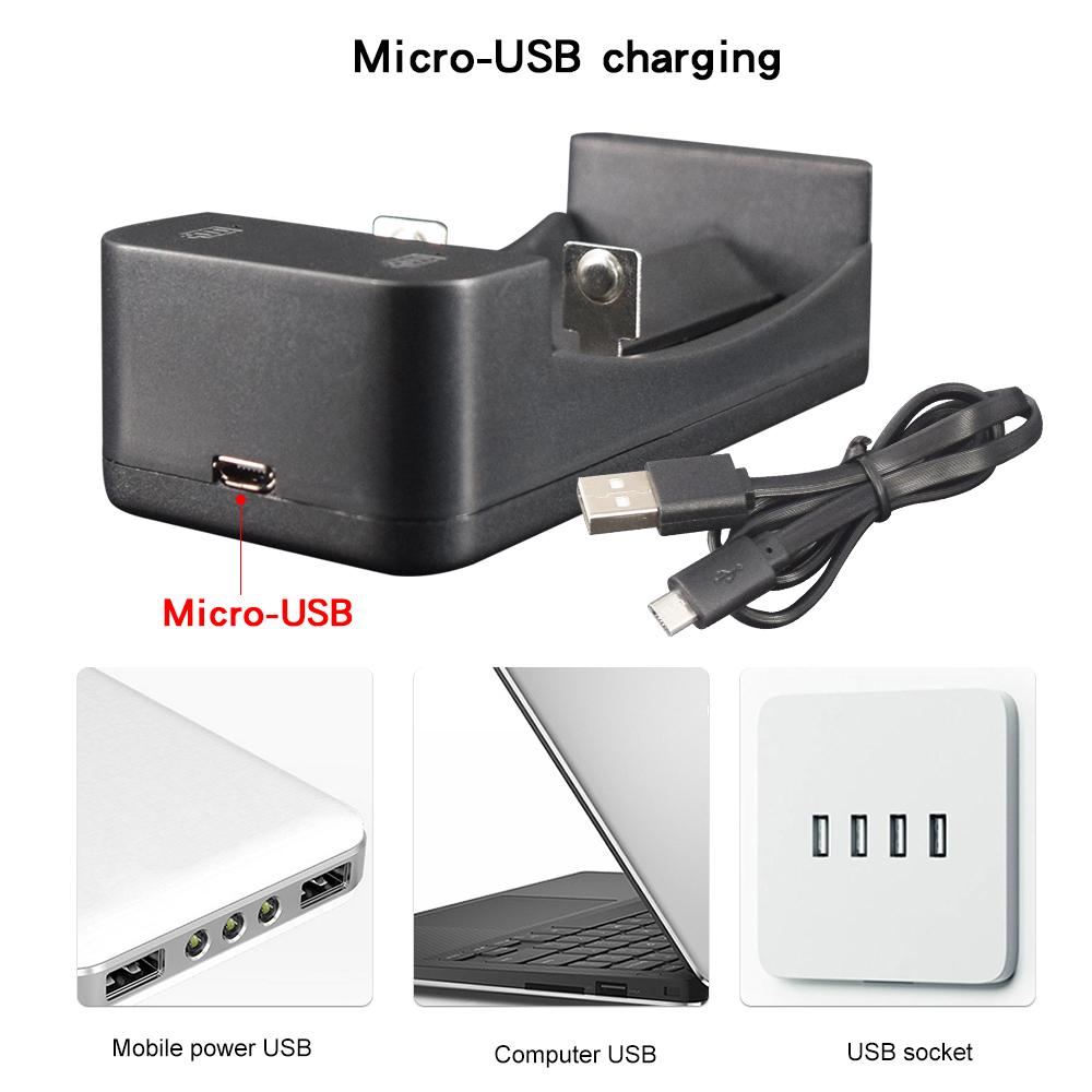 PALO 18650 Battery 3.7v 3200mah Li-ion Rechargeable Battery with Led Smart Charger for 3.7v Li Ion Battery