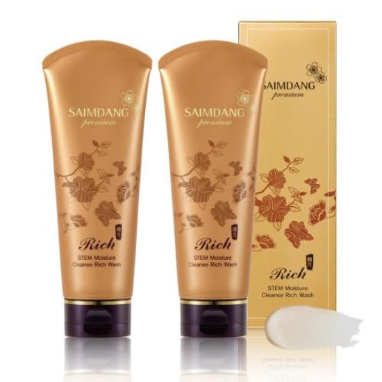 150ml x 2 bottles Saimdang Premium STEM Moisture Cleanse Rich Wash