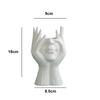 Minimalist Face Ceramic Vase Art Sculpture Home Decor Flower Arrangement Centerpiece Modern Living Room Ornament Gift