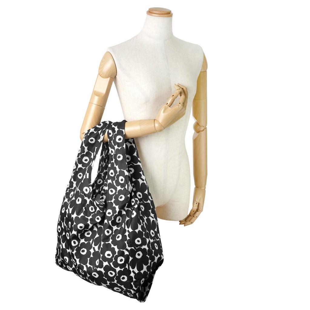 Marimekko Smart Bag Tote Bag 091493 190, Black, White [Parallel Import]
