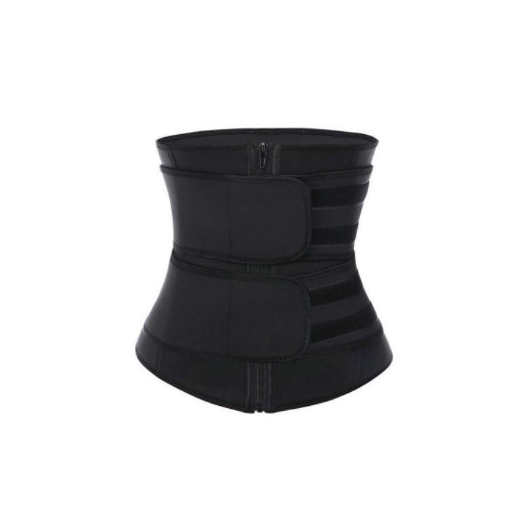 Sports Fitness Neoprene Belt Butt Lift & Abdominal Belt Sweat Belt Postpartum Belt Weight Loss Waist Trainer S чёрный
