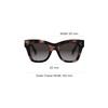 Celine Logo Design Acetate Irregular Shape Sunglasses Unisex Sunglasses Brown CL4004IN55K