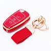 For Ford Kuga Escape Fiesta Fold C-Max S-Max Mondeo Focus 2 3 Mk3 St Rs Ecosport Tpu Folding Car Remote Key Cover Case Keychain