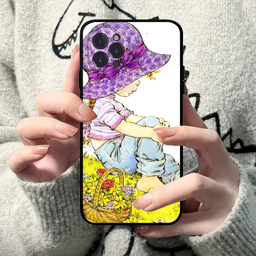 Sarah Kay Girls Cute Phone Case For IPhone 17 16 15 Plus X 14 11 12 13 Mini Pro Max Mobile Case