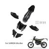 Premium Qulong Jifeng Black Warrior Off-Road Motorcycle Fender and License Plate Cover
