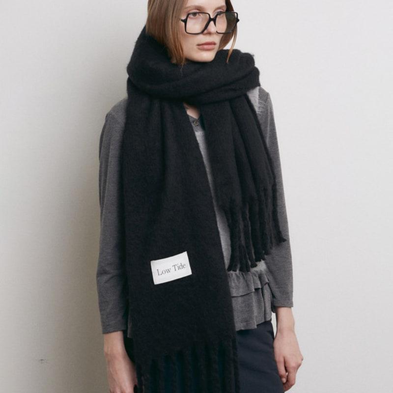 

LOW TIDE [1st REORDER] LOWTIDE BIG LABEL MUFFLER [BLACK] 0OS