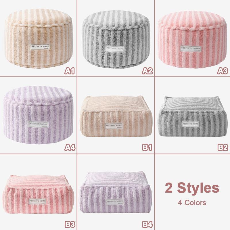 Japanese Style Pouf Futon Cover Unstuffed Ottoman Cover Yoga Meditation Cushion Cover Floor Mat Homestay Bay Window Tatami