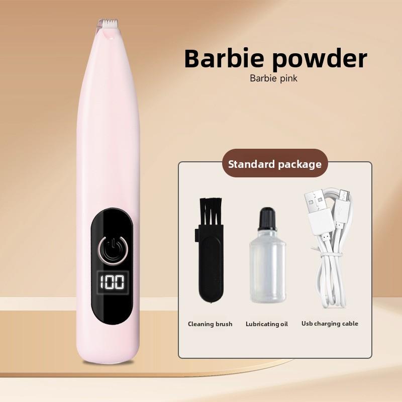 Pet Nail Clipper - Specialized for Dogs and Cats. Pusher for Trimming Fur. Electric Trimmer. Silent Electric Cat Paw Nail Trimming Tool.
