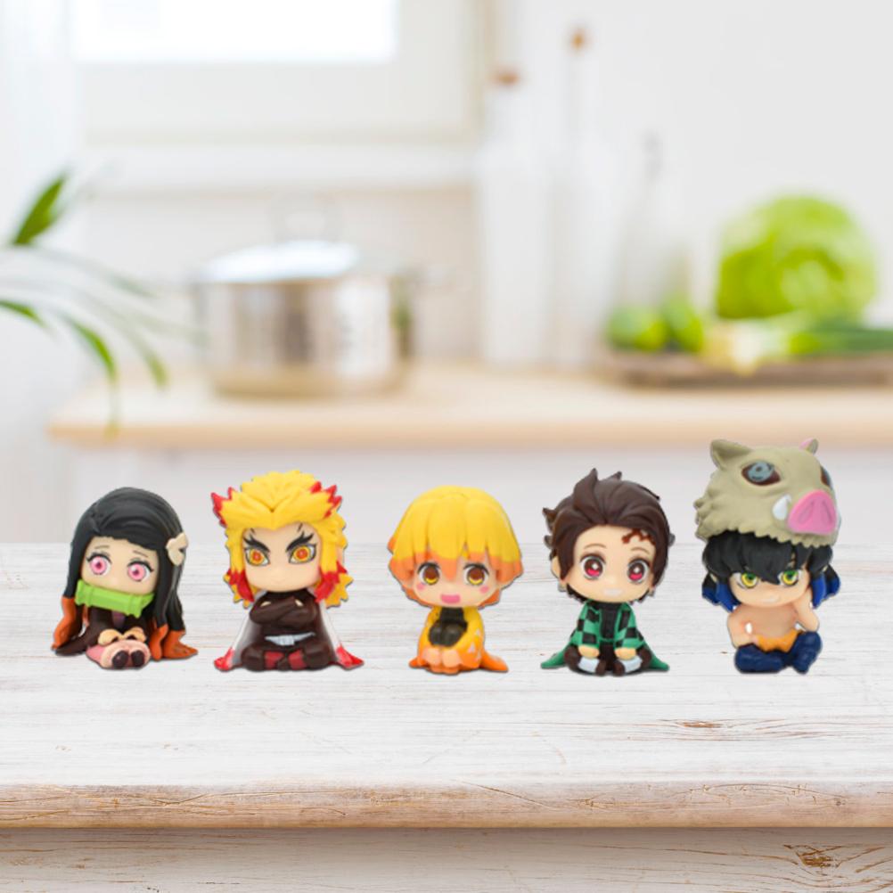 Anime Character Doll Cartoon Doll Ornaments PVC Ornaments for Bedroom Bedside Living Room