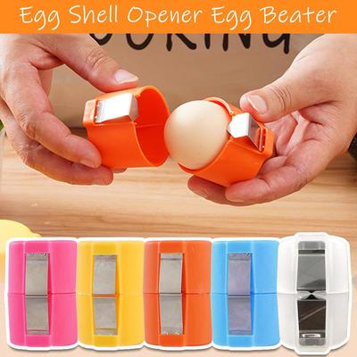 1/2/3PCS Upgrade Portable Egg Opener Handheld Cracking Egg Opening Tool For Raw Eggs Kitchen Cooking Baking Eggshell Separator