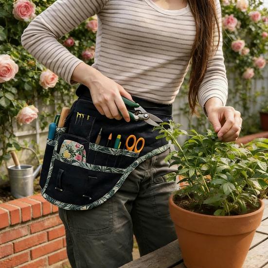 Sewing Organizer Belt Hands-Free with Multiple Waist Storage Bag Pockets Adjustable Tool Belt Sewing Quilting DIY