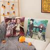 A Silent Voice - Koe No Katachi Pillow Case Linen Cushion Covers For Decorative Sofa Home Pillows Case Car Chair Pillows Cases