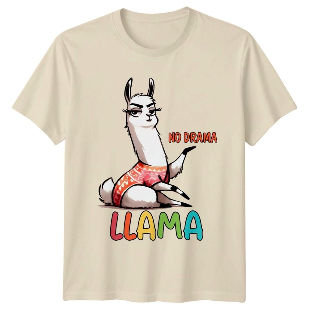 No Drama Llama Unisexs TShirt Llamas Animals Birthday Gift For Her