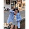 Printed Women's Shirt-fashionable Button Design-loose Casual Shirt