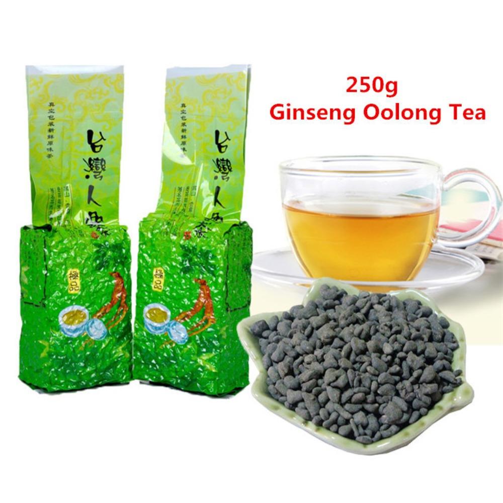 Natural Ginseng Oolong Tea 250g Taiwan Herbal Energy Drink