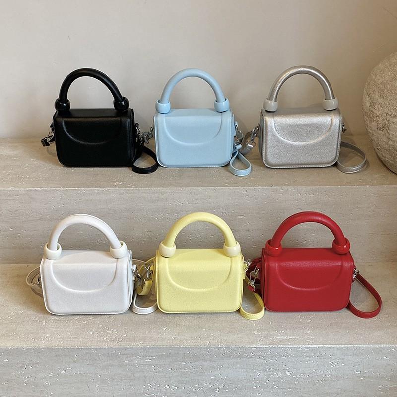 Handbag Bag 2025 New Casual Trend Niche Design Cross-body Fashionable Portable Single-shoulder Small Square