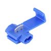 50pcs Blue Lock Quick Wire Splice Clips Terminal Connectors 0.72 2.5mm2