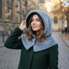 Neck Collar Balaclava Hat Thickened Winter Cap Simple Ear Protection Hat  Outdoor