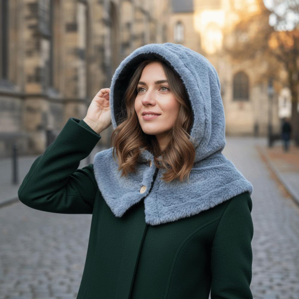 Neck Collar Balaclava Hat Thickened Winter Cap Simple Ear Protection Hat  Outdoor
