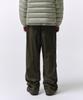 MUSINSA STANDARD [City Leisure] Fleece-Lined Wide Belted Parachute Pants [Olive Green]
