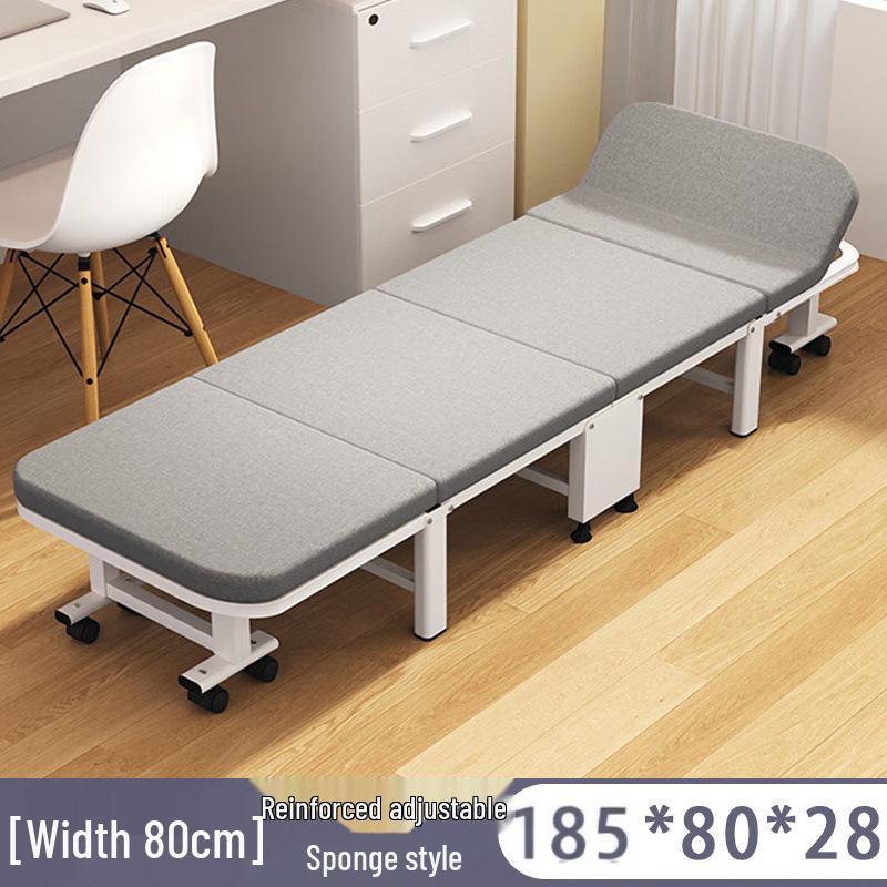 Portable Folding Bed & Mat for Office Lunch Breaks - Convertible, Single-Use, Sit or Lie Down Option