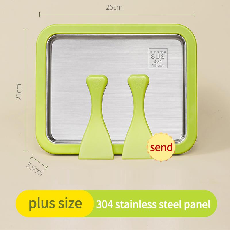 Domácí výrobník rolované zmrzliny Malý dětský domácí jogurtový pudink Nerezová pánev na smaženou ledovou zmrzlinu Stroj na smaženou ledovou zmrzlinu