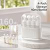 4 In 1 Toiletry Bottles Set Empty Split Bottle Set Refillable Refillable Containers  For Vacation