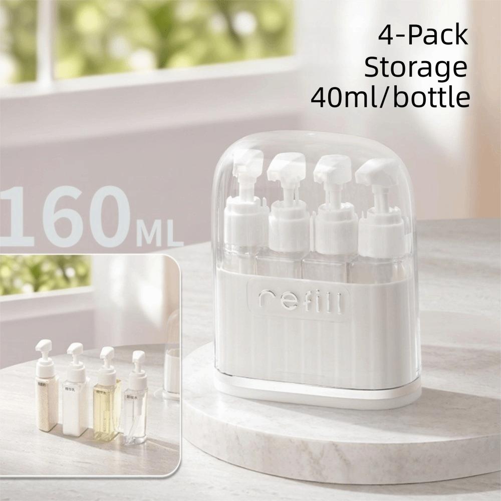 4 In 1 Toiletry Bottles Set Empty Split Bottle Set Refillable Refillable Containers  For Vacation