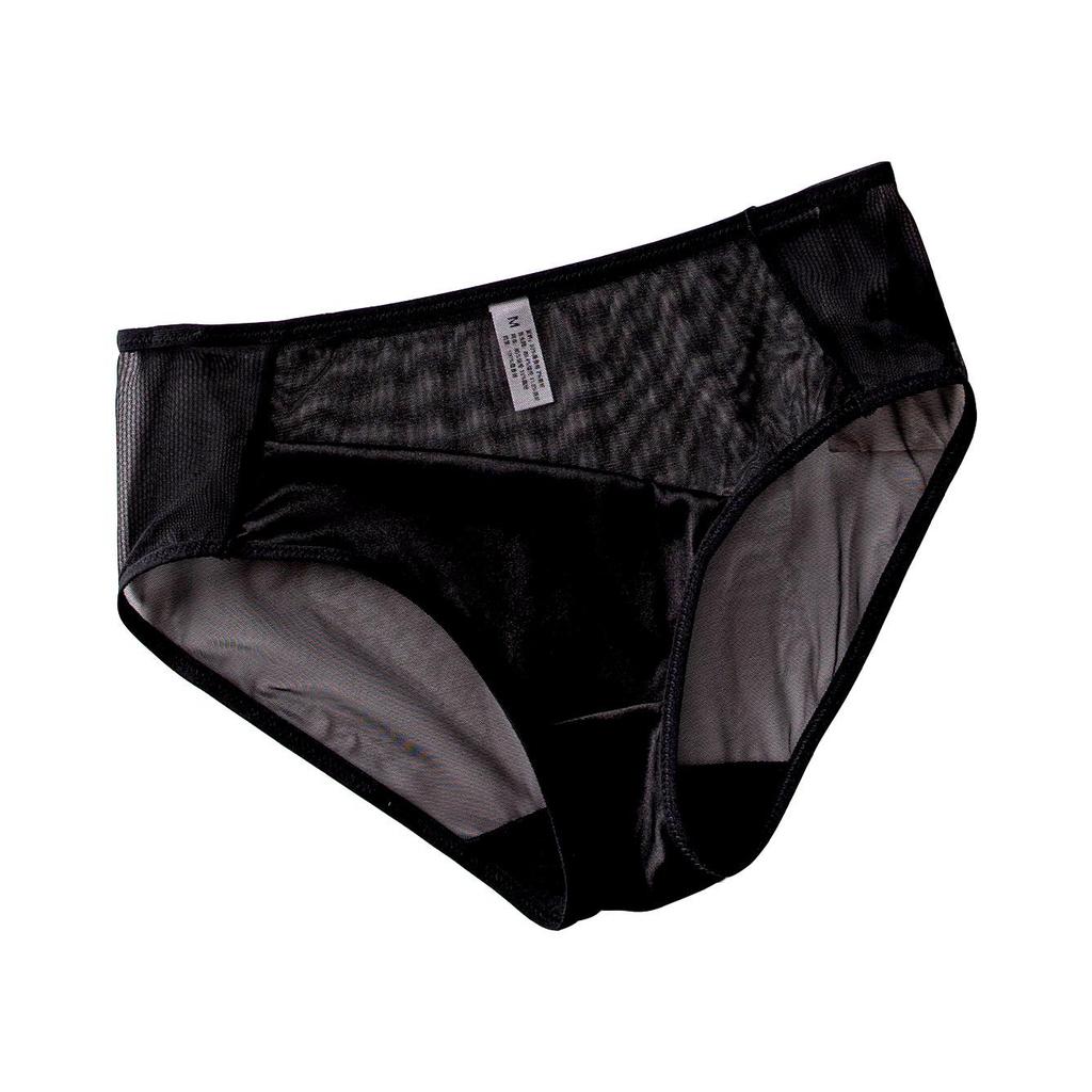 2025 Autumn New Women's Mulberry Silk Mid-Waist Triangle Panties - Sexy, Comfortable, Bias Cut