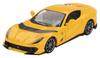 Sunrich BBR Scale Ferrari 812 Competition Giallo Modena Finished Product BBRFER64008 1/64 (Yellow)