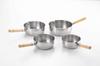 Nichi Nichi Dogu Induction Yukihira Stainless Made In with Graduations One-Handed Pot, Compatible, Pot, Steel, Japan, 18cm, Double-Ended,