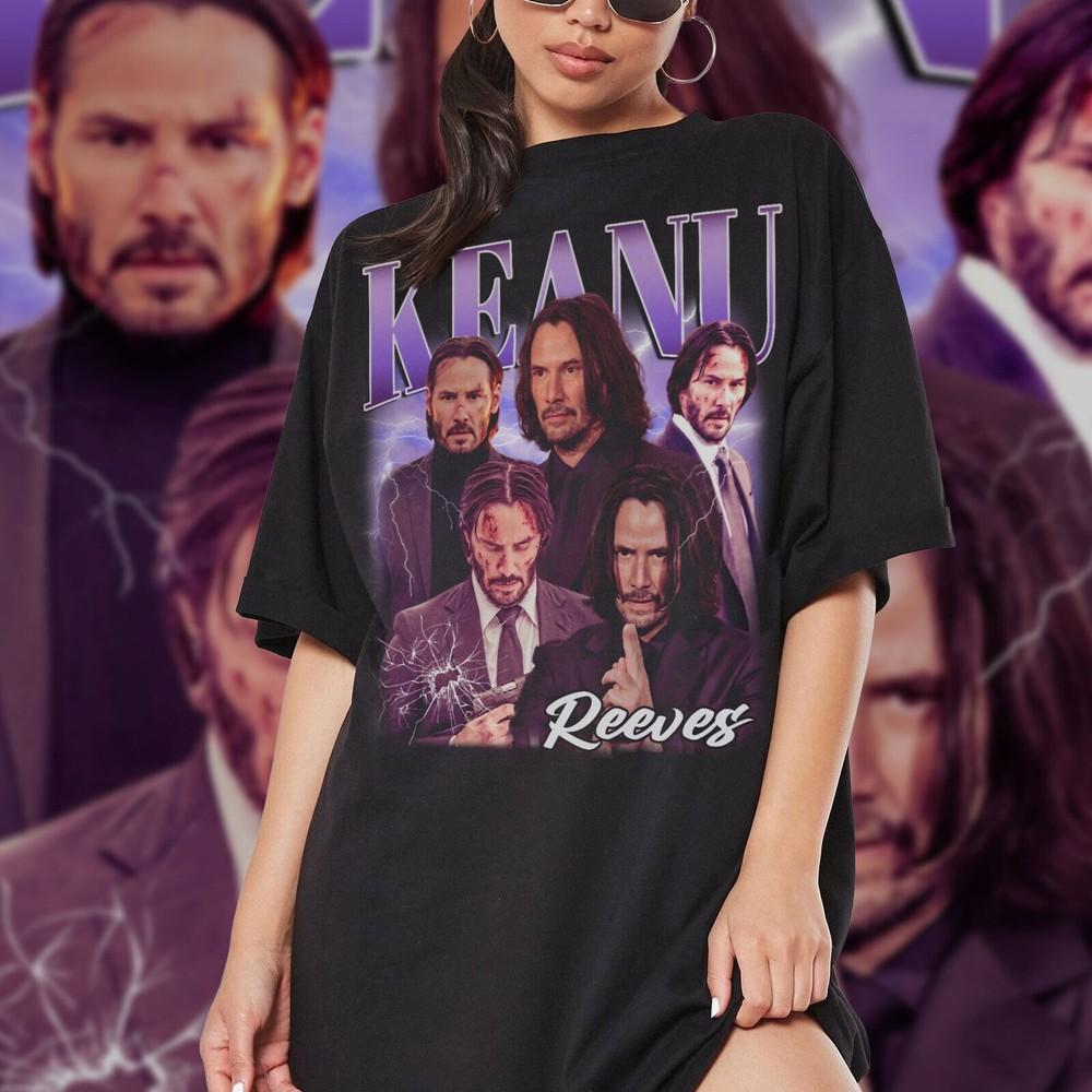 Vintage KEANU REEVES Shirt Keanu Reeves Homage Tshirt Keanu Reeves John Wck Te