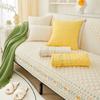 Soft Wash Cotton Sofa Cover Luxury Style Sofas Cushion for Living Room Four Seasons Universal Combination Embroidery Couch Towel