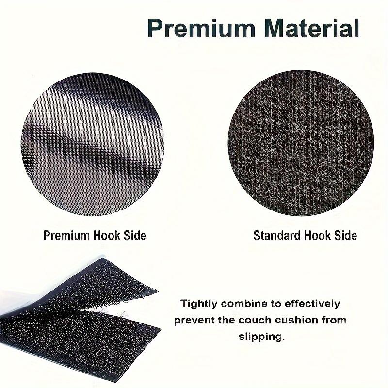 1/2 Rolls Couch Cushion Grip Tape Keep Couch Cushions From Sliding - Non Slip Cushion Pads,Strips with Adhesive for Fabric