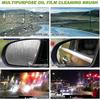 2Pcs Upgrade Automotive Oil Film Cleaning Brush, 2025 New 2.0 Green Glass Oil Film Remover for Car