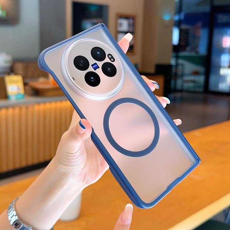 Applicable To Vivoxfold1 Magnetic Mobile Phone Case Skin Matte XFOLD1 Folding Screen Double Central Axis All-inclusive  Case