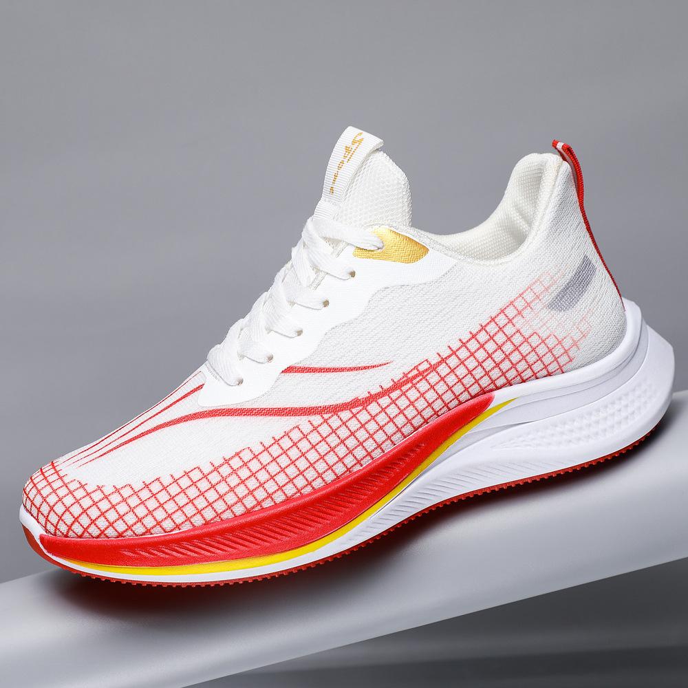 

Sneakers New men s mesh breathable running sports shoes Casual fashion trend Versatile lightweight student shoes 39